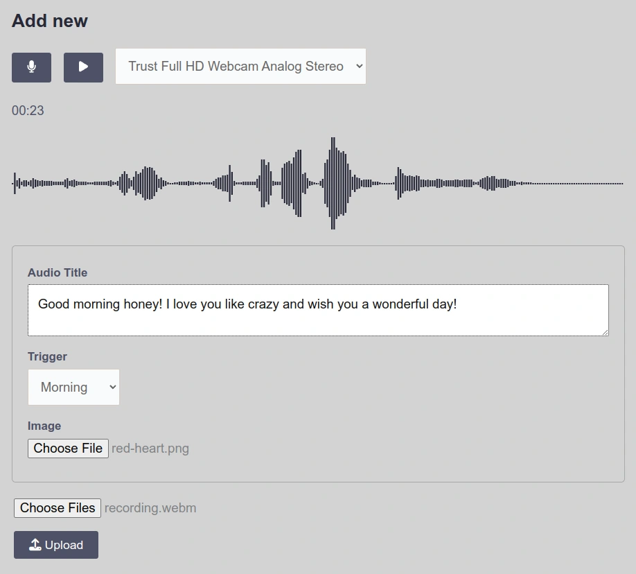 add-recording